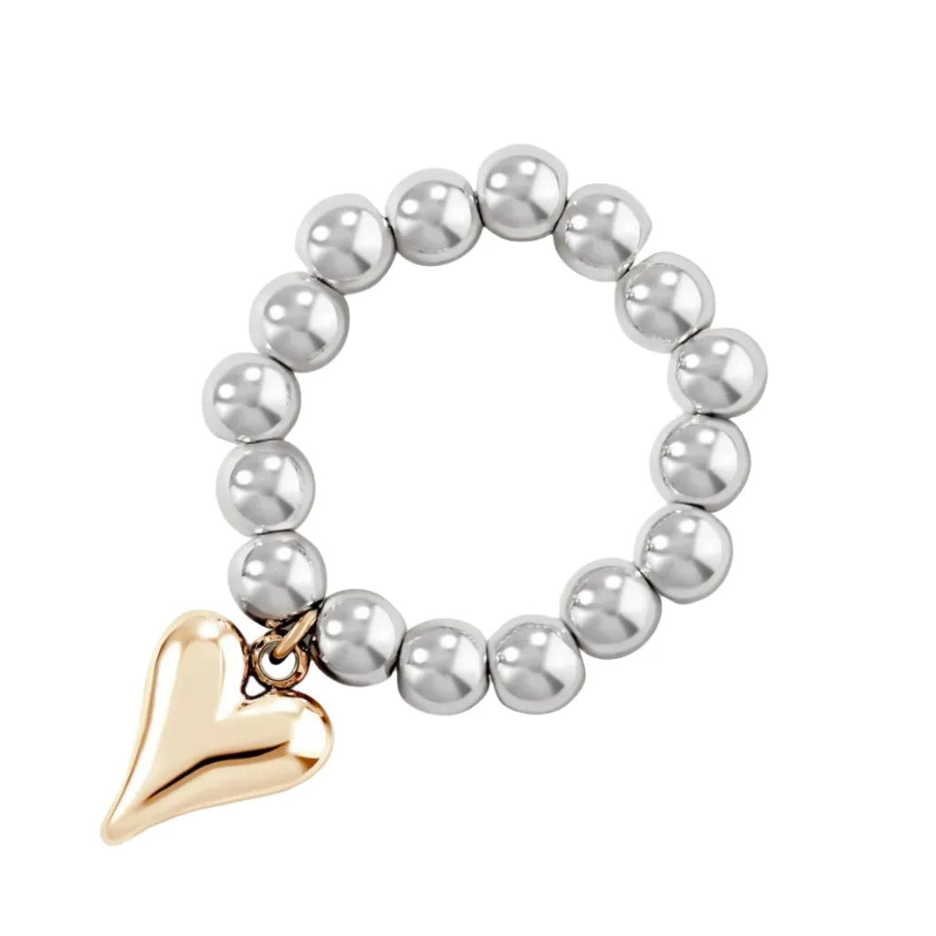 Lumitrix™ Beaded Heart Ring