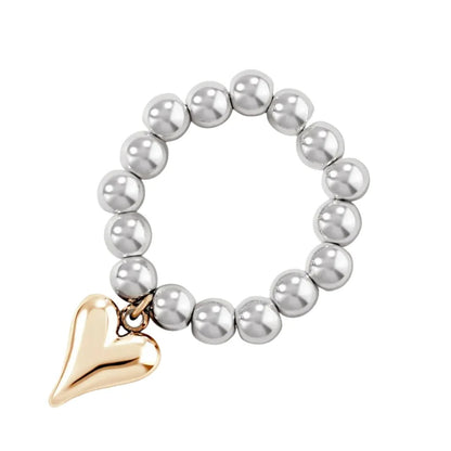 Lumitrix™ Beaded Heart Ring