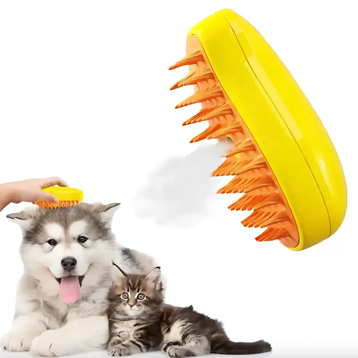 Rechargeable Steam Pet Brush